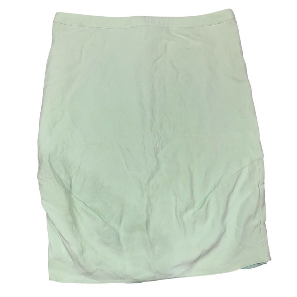 Armani Collezioni Mint Green Midi Skirt- Italian Size 42/US 6- Made in Italy